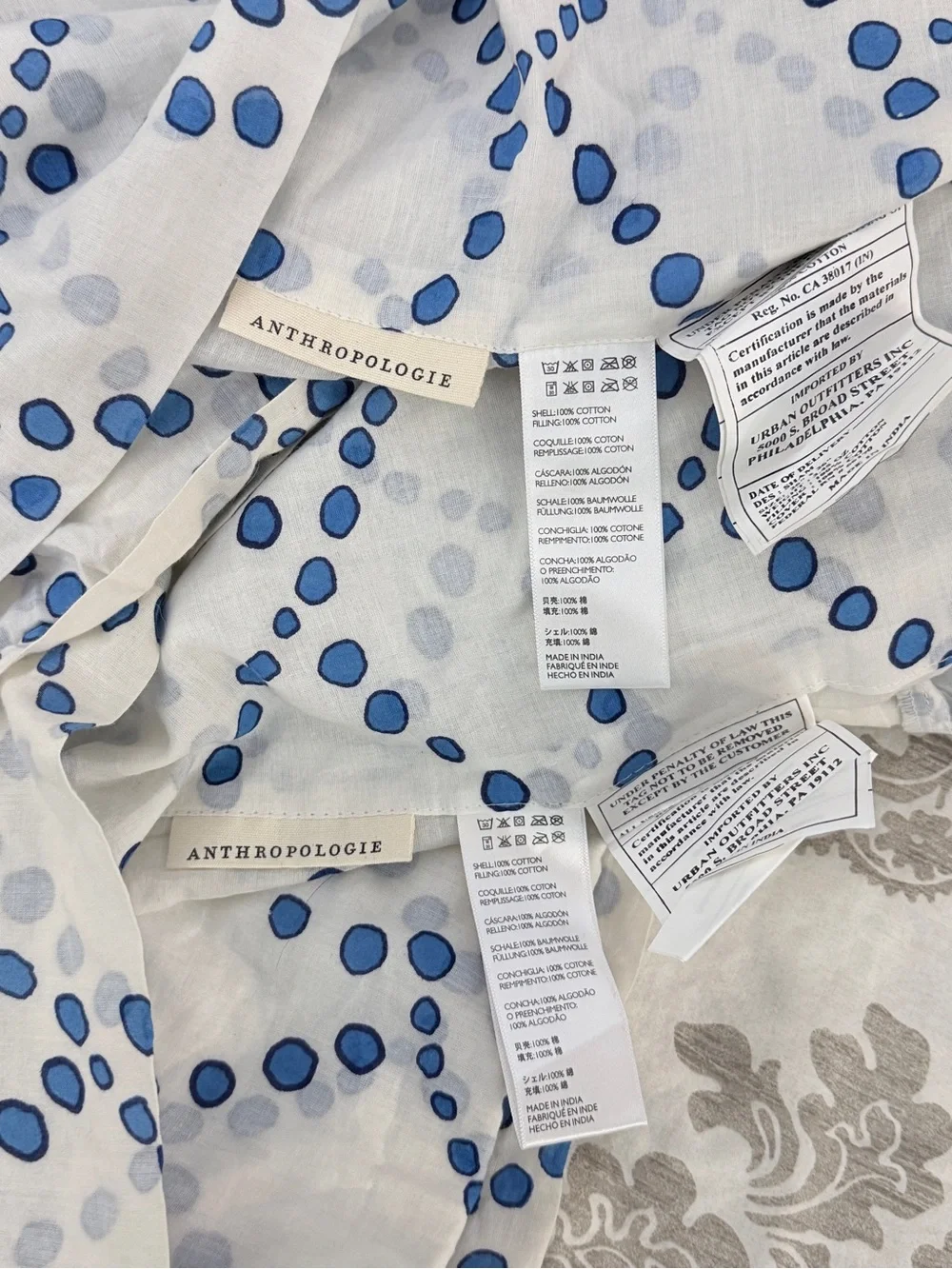 Anthropologie Tahla Euro Shams